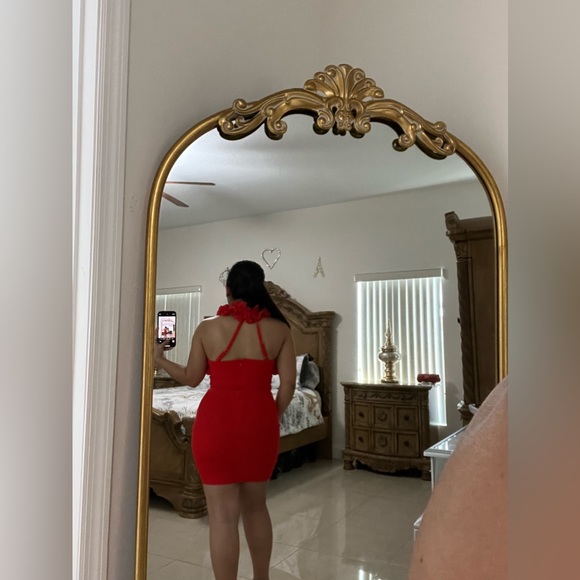 Red Ruffles Dress - Picture 5 of 5